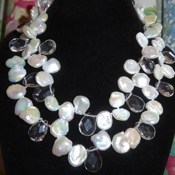 SOLD!! Genuine pearl with sterling - Picture 2 of 5